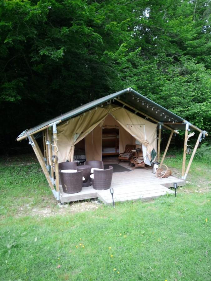Tente Lodge Elevage Girbal La Chapelotte Екстериор снимка